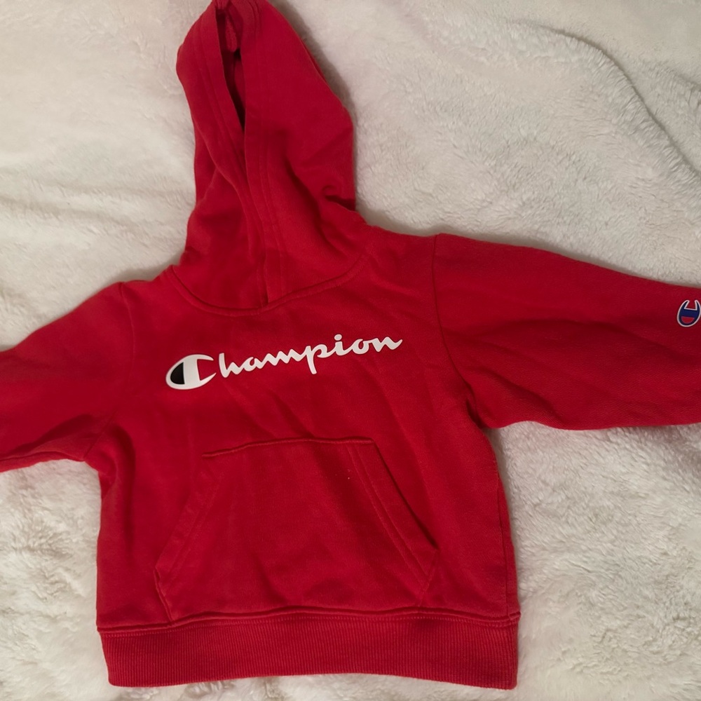 Champion Kids Bold Red Hoodie